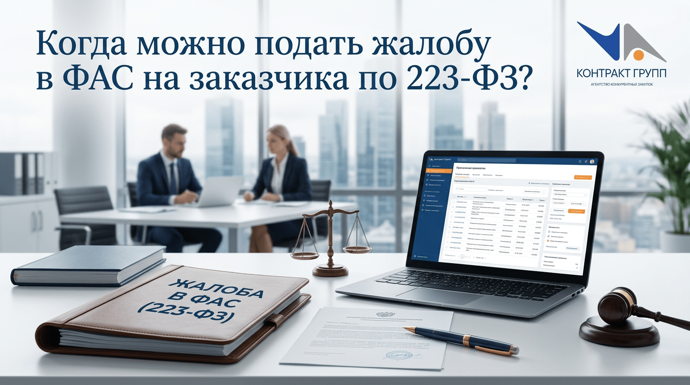 Когда можно подать жалобу в ФАС на заказчика по 223-ФЗ, каковы порядок и сроки рассмотрения обращения