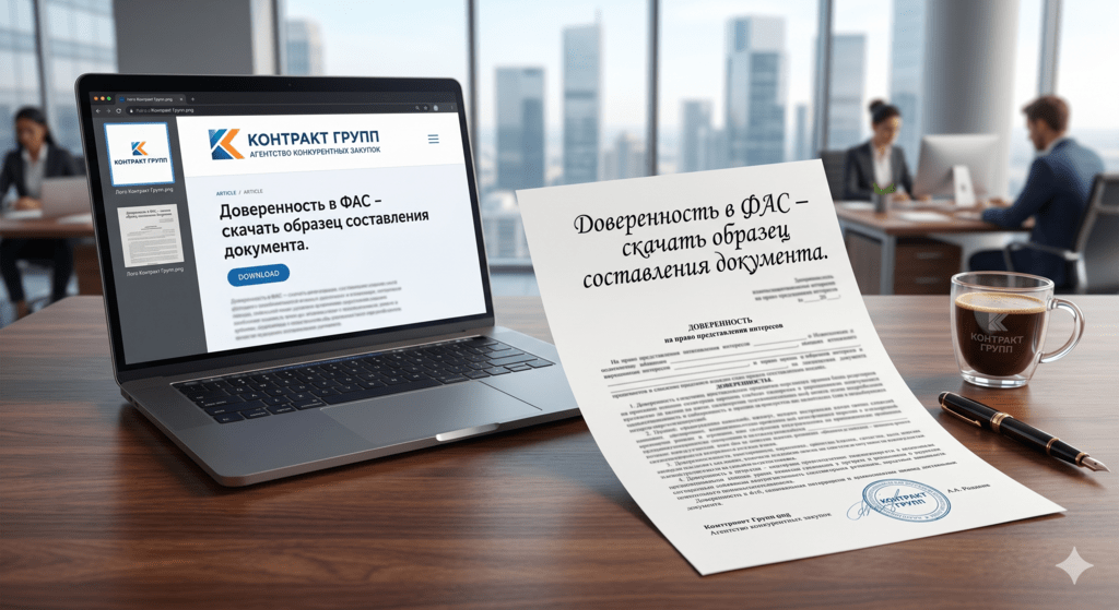Образец доверенности в ФАС