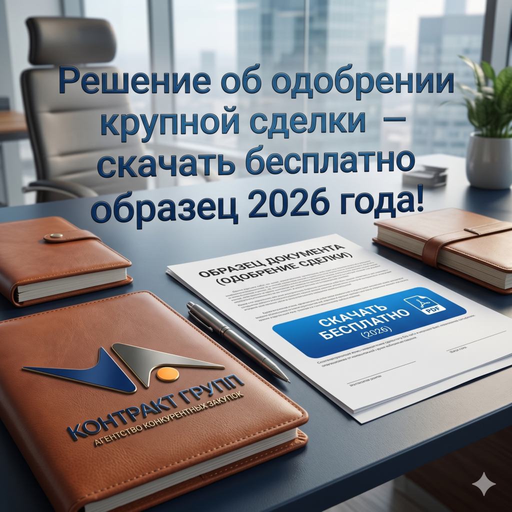 Образец решения об одобрении крупной сделки